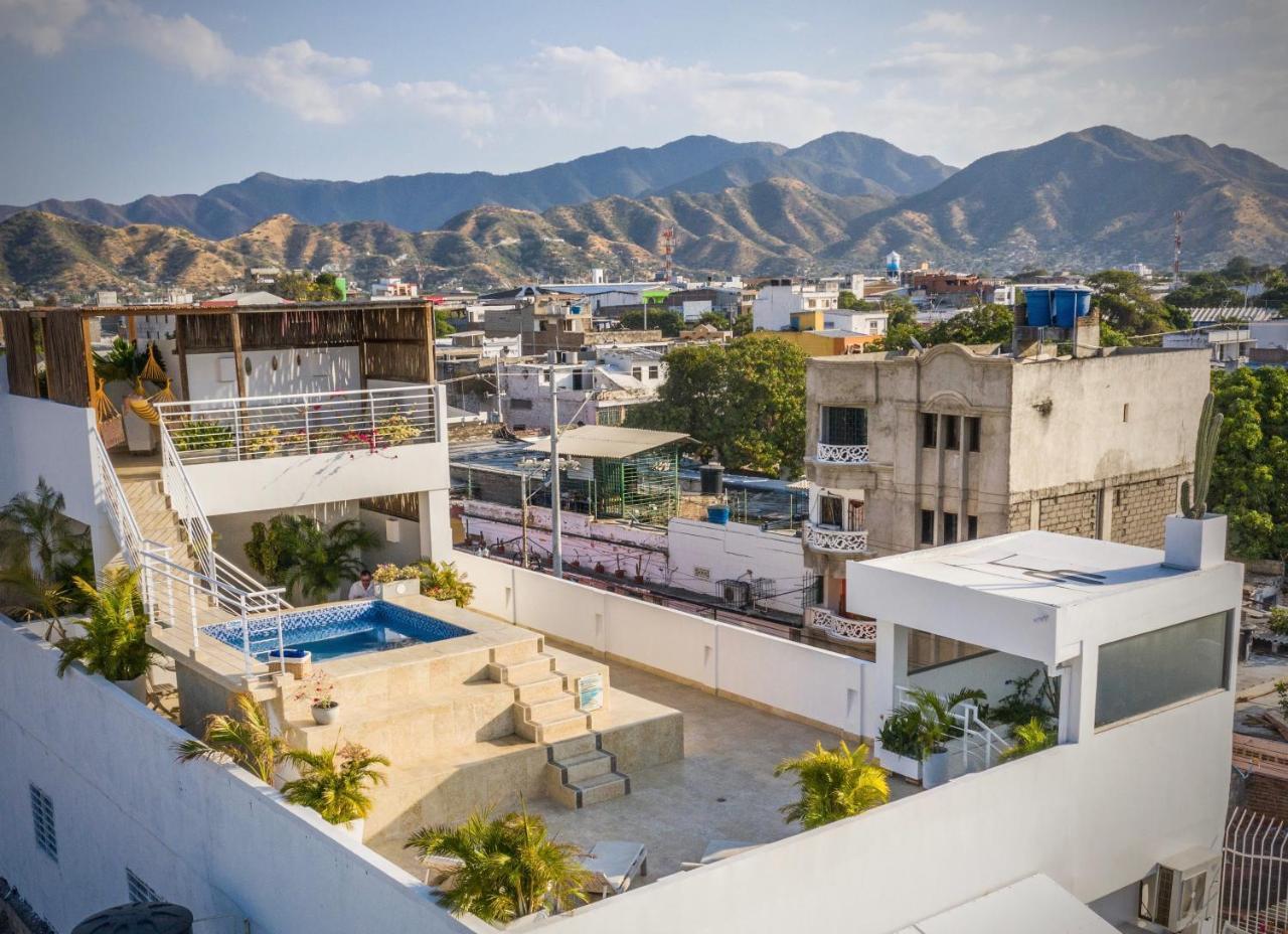 El Cactus Luxury Apartments In Historic Center Santa Marta  Bagian luar foto